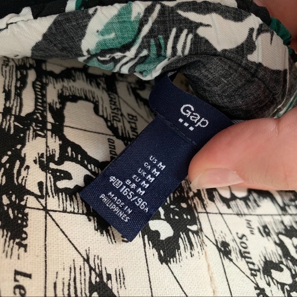 Green Plant Maxi Sleeveless Dress Womens Medium - Picture 6 of 9